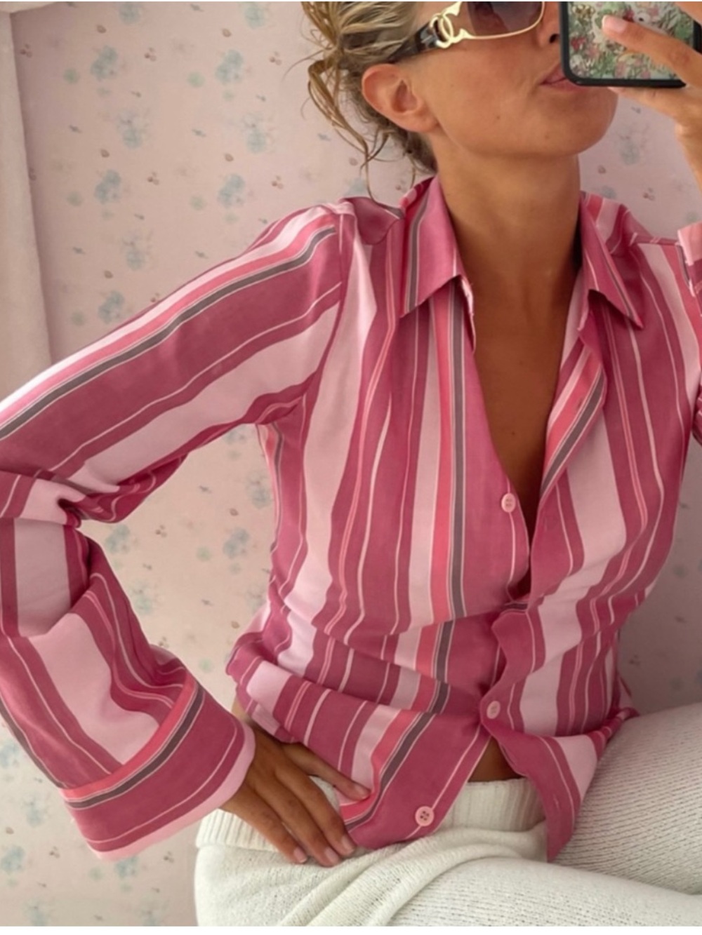 Djerf Avenue • Little Shirt Sorbet NWOT